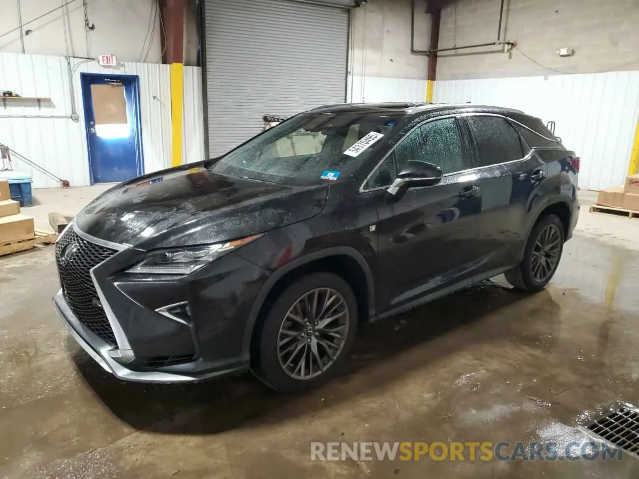 1 Photograph of a damaged car 2T2BZMCA5KC206896 LEXUS RX350 2019