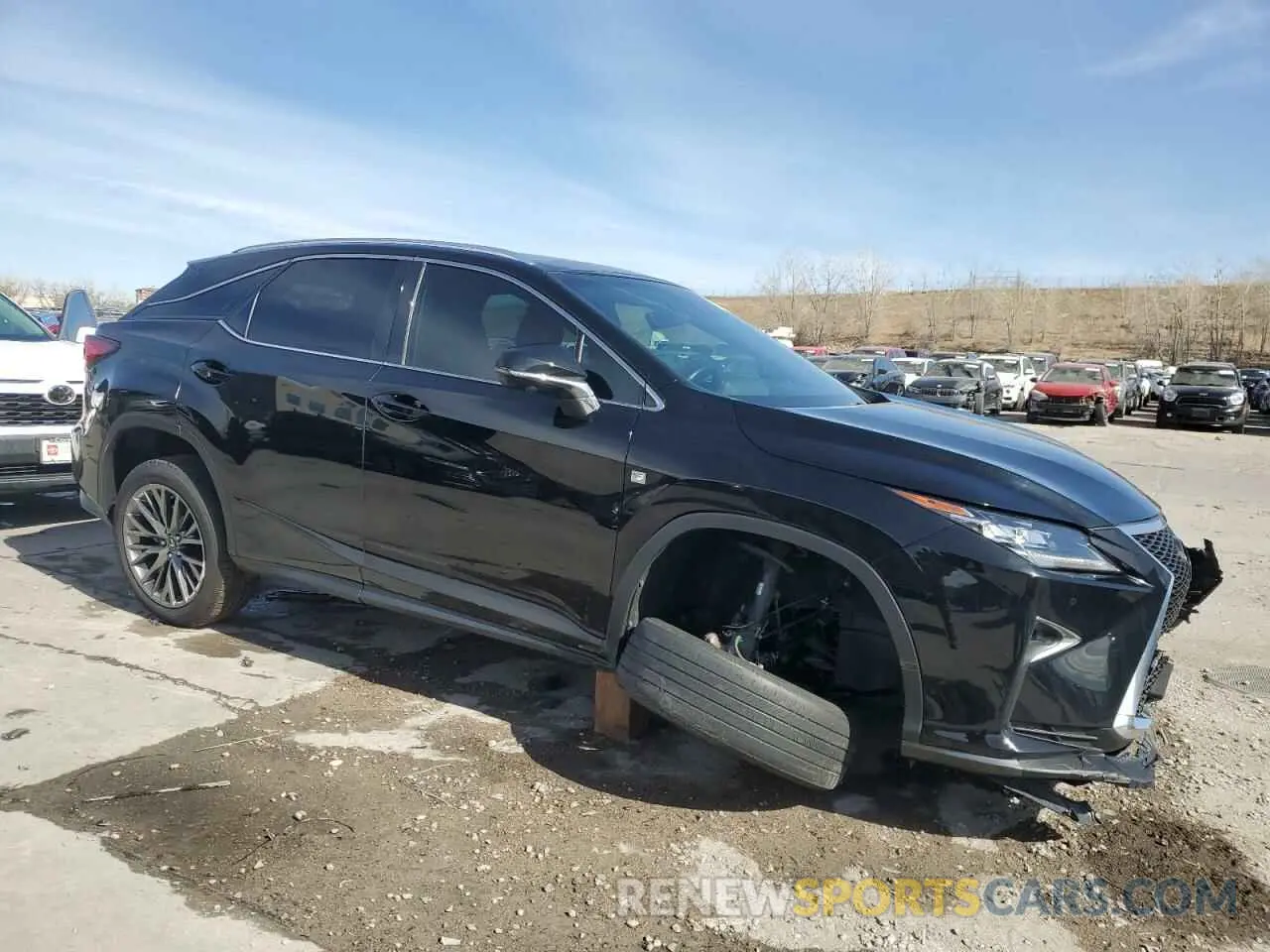 4 Photograph of a damaged car 2T2BZMCA6KC176338 LEXUS RX350 2019