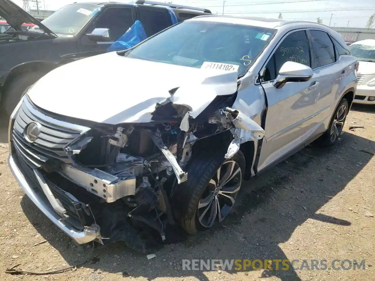 2 Photograph of a damaged car 2T2BZMCA6KC179997 LEXUS RX350 2019