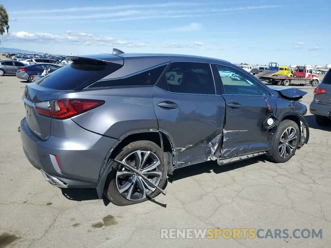 3 Photograph of a damaged car 2T2BZMCA6KC180812 LEXUS RX350 2019