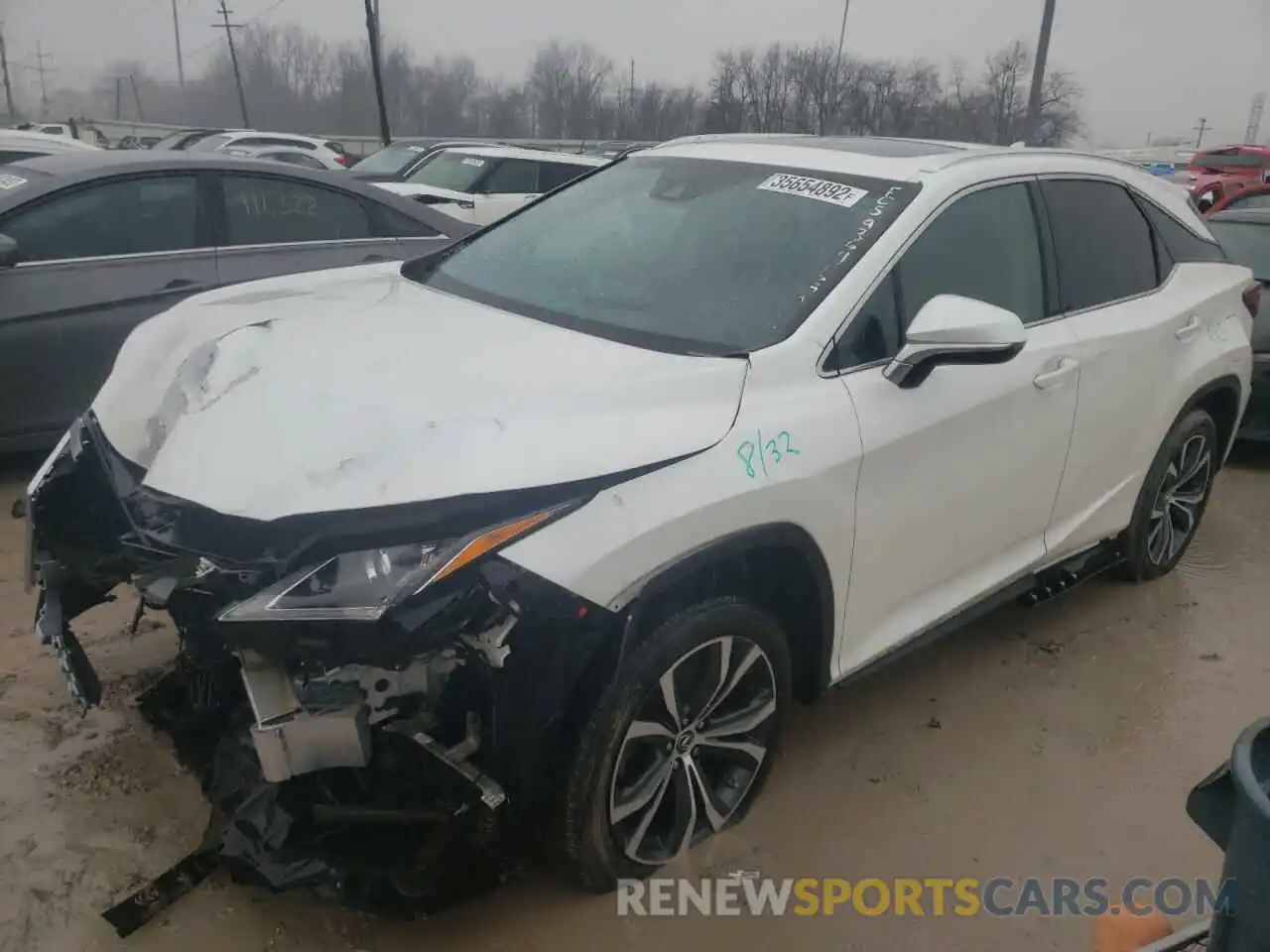 2 Photograph of a damaged car 2T2BZMCA6KC189364 LEXUS RX350 2019