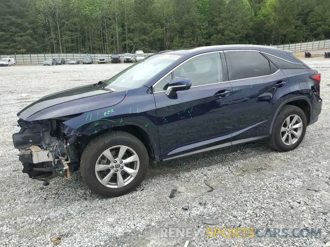 1 Photograph of a damaged car 2T2BZMCA6KC205031 LEXUS RX350 2019