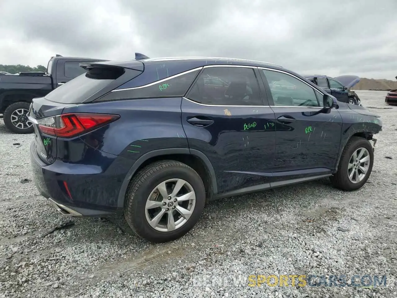 3 Photograph of a damaged car 2T2BZMCA6KC205031 LEXUS RX350 2019