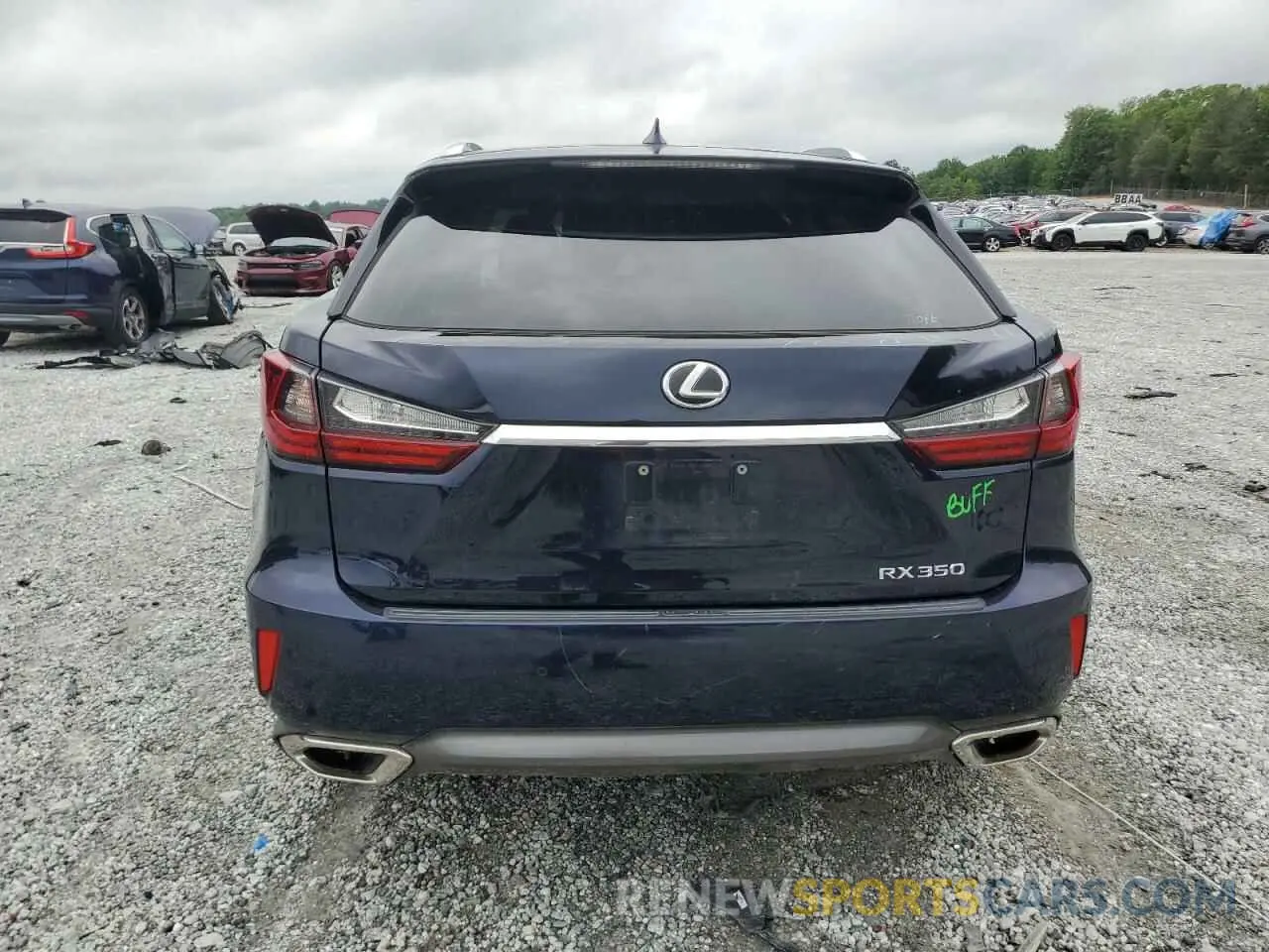 6 Photograph of a damaged car 2T2BZMCA6KC205031 LEXUS RX350 2019