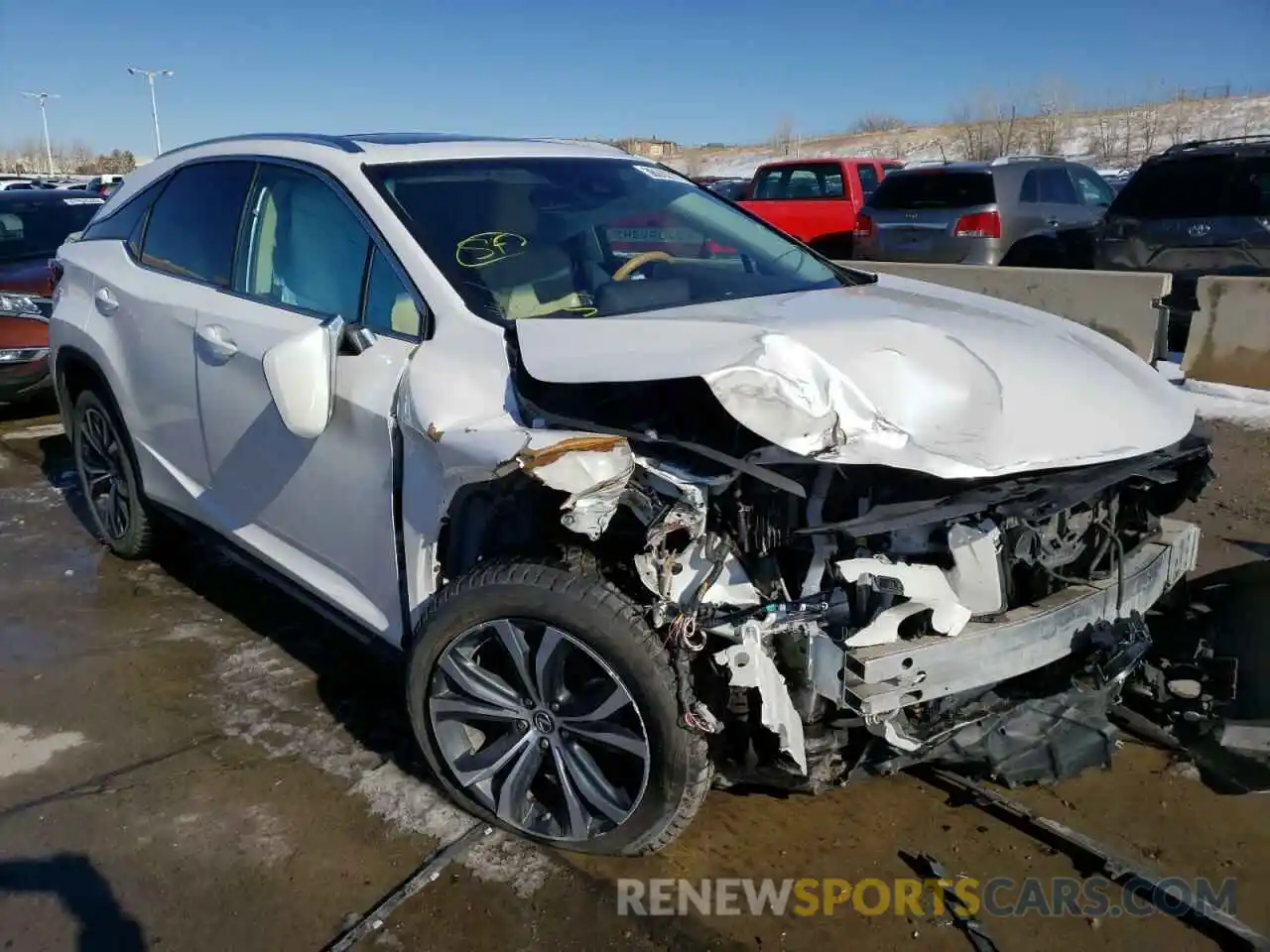 1 Photograph of a damaged car 2T2BZMCA7KC183346 LEXUS RX350 2019