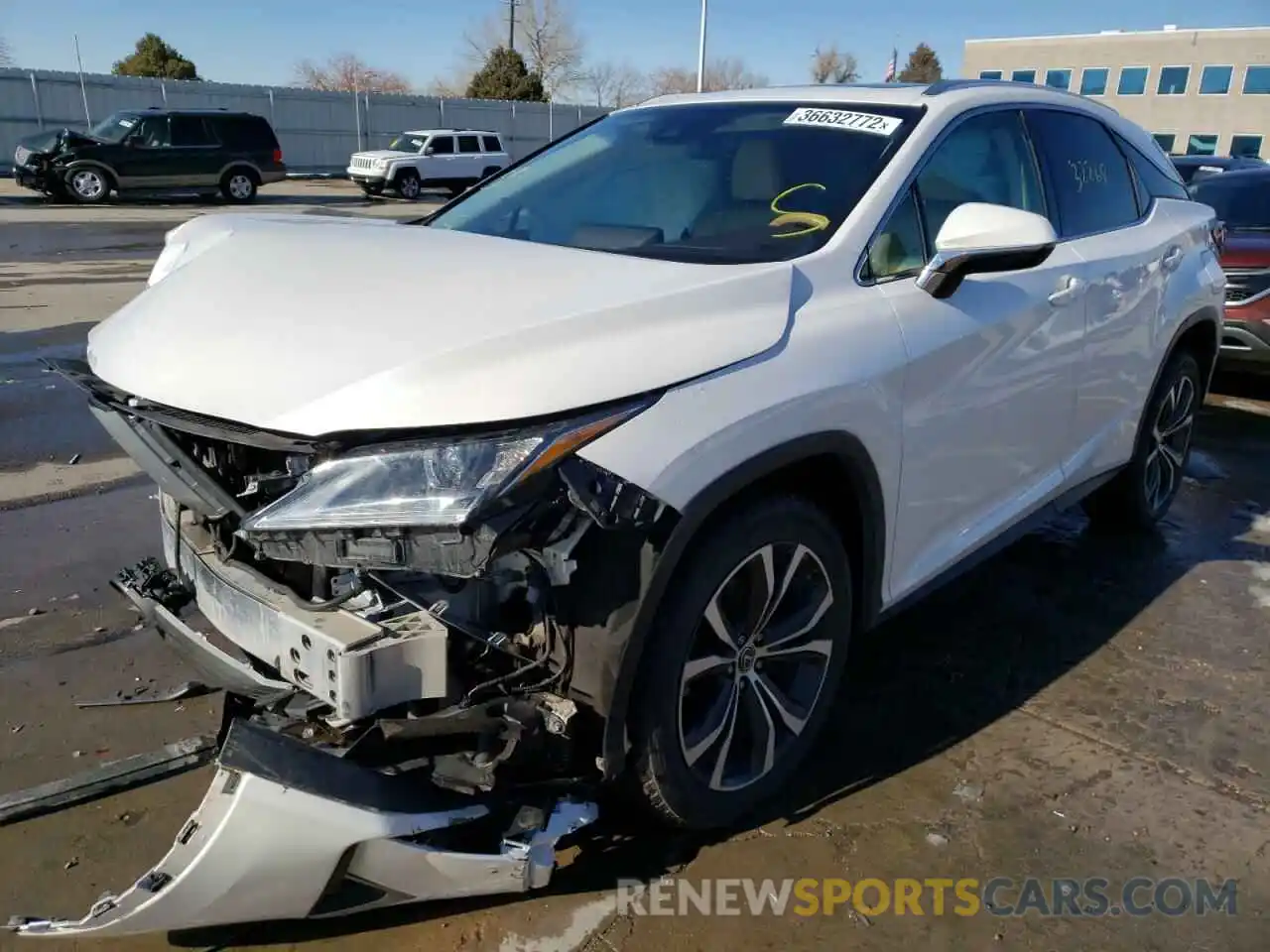 2 Photograph of a damaged car 2T2BZMCA7KC183346 LEXUS RX350 2019