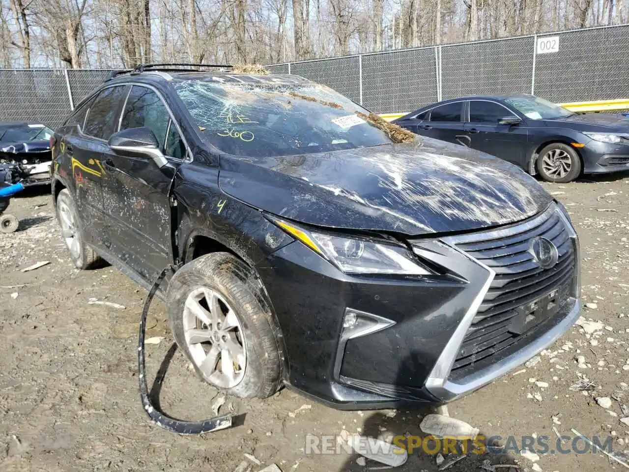 1 Photograph of a damaged car 2T2BZMCA7KC188109 LEXUS RX350 2019