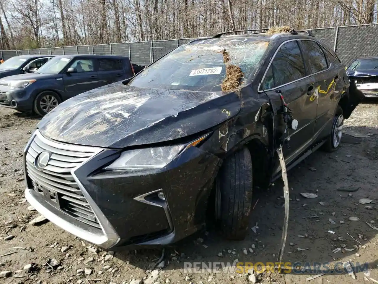 2 Photograph of a damaged car 2T2BZMCA7KC188109 LEXUS RX350 2019