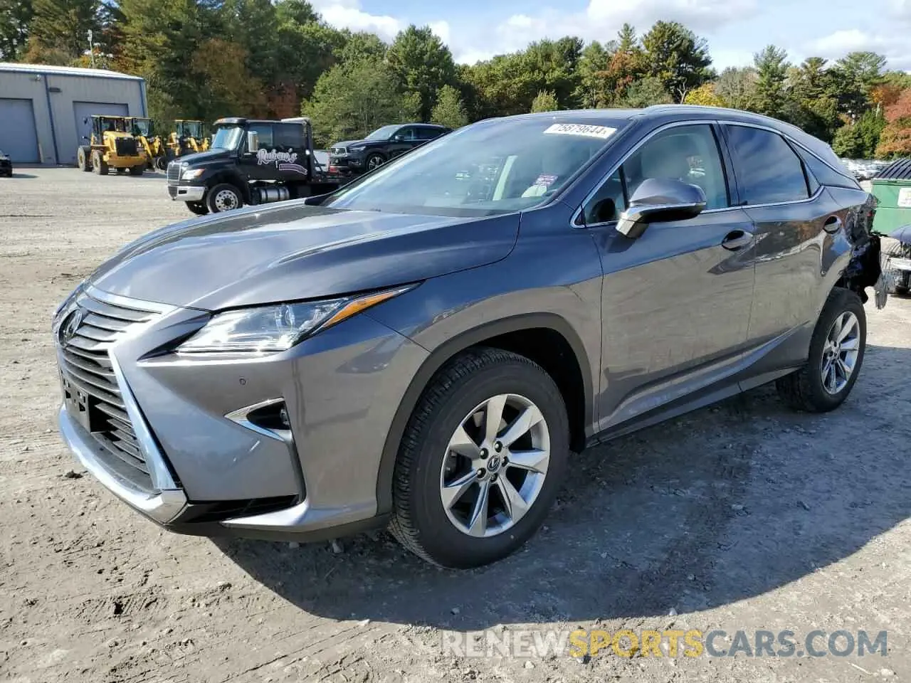 1 Photograph of a damaged car 2T2BZMCA7KC195853 LEXUS RX350 2019