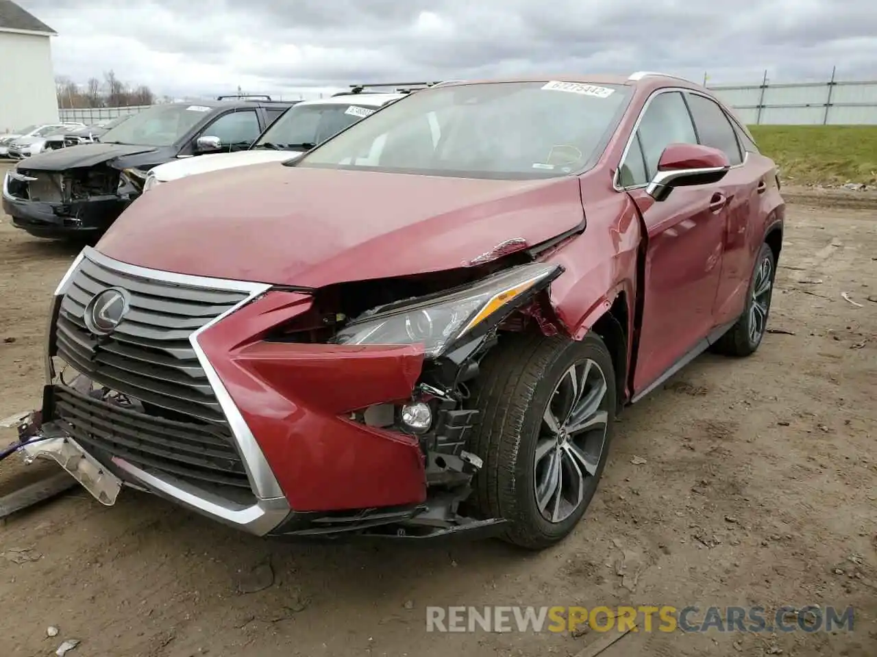 2 Photograph of a damaged car 2T2BZMCA7KC196887 LEXUS RX350 2019