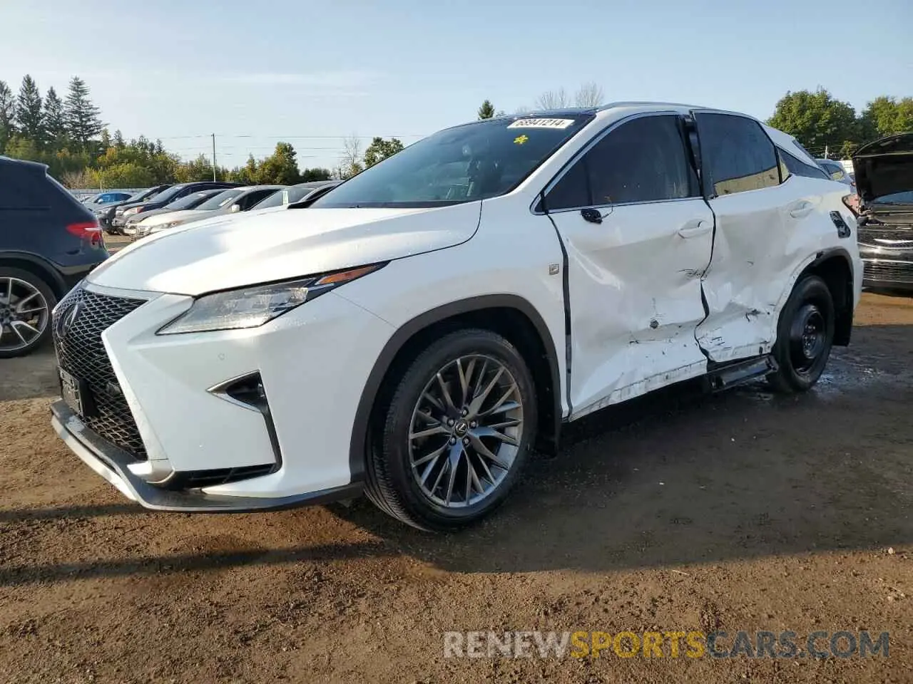 1 Photograph of a damaged car 2T2BZMCA7KC202008 LEXUS RX350 2019