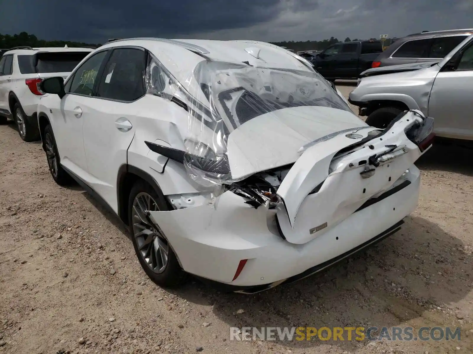 3 Photograph of a damaged car 2T2BZMCA8KC174106 LEXUS RX350 2019