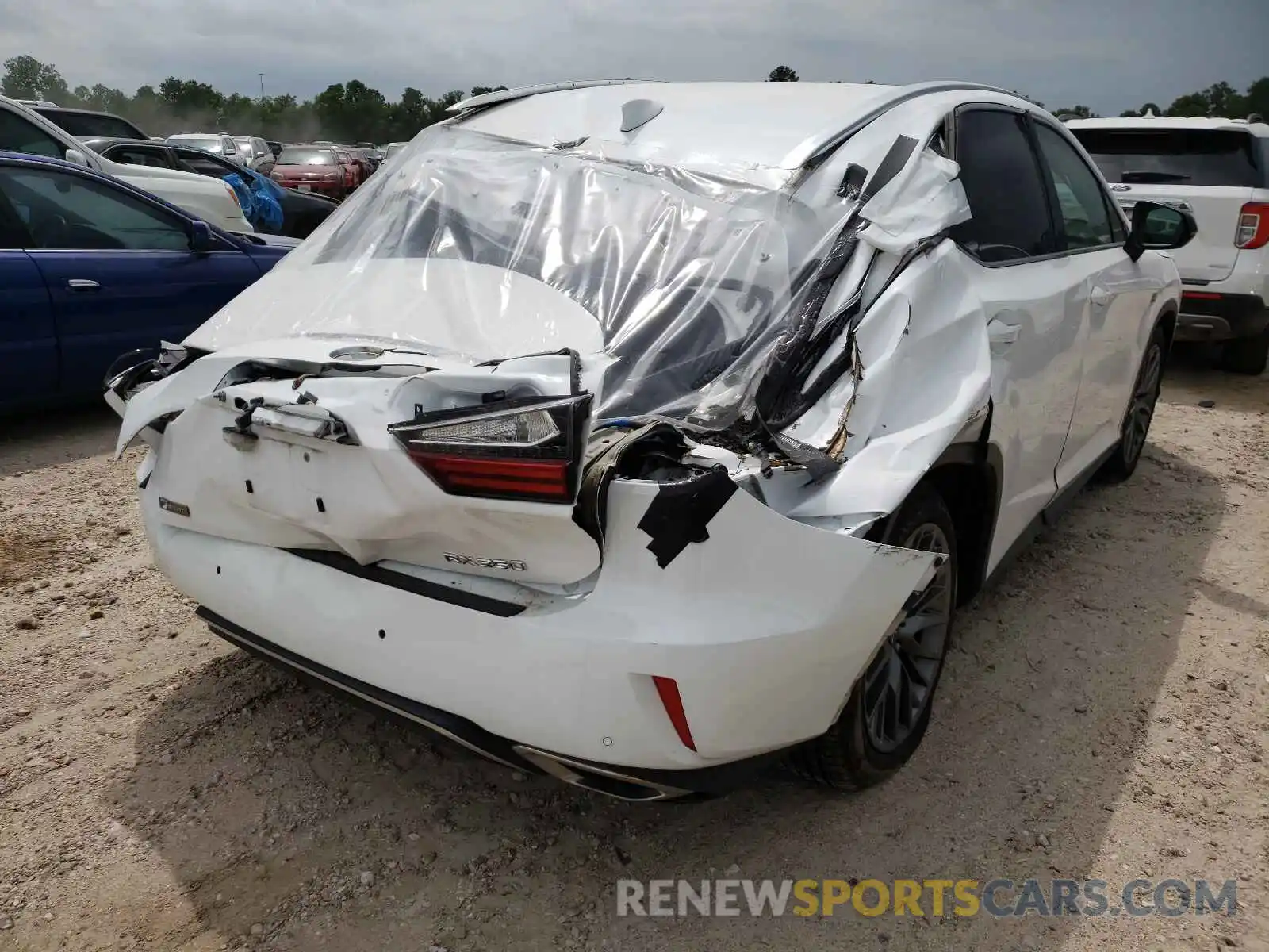 4 Photograph of a damaged car 2T2BZMCA8KC174106 LEXUS RX350 2019