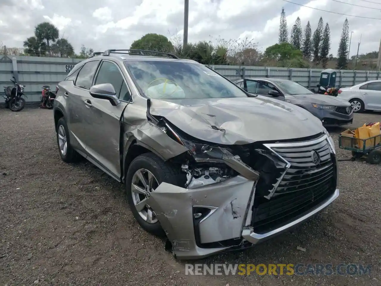 1 Photograph of a damaged car 2T2BZMCA8KC175563 LEXUS RX350 2019