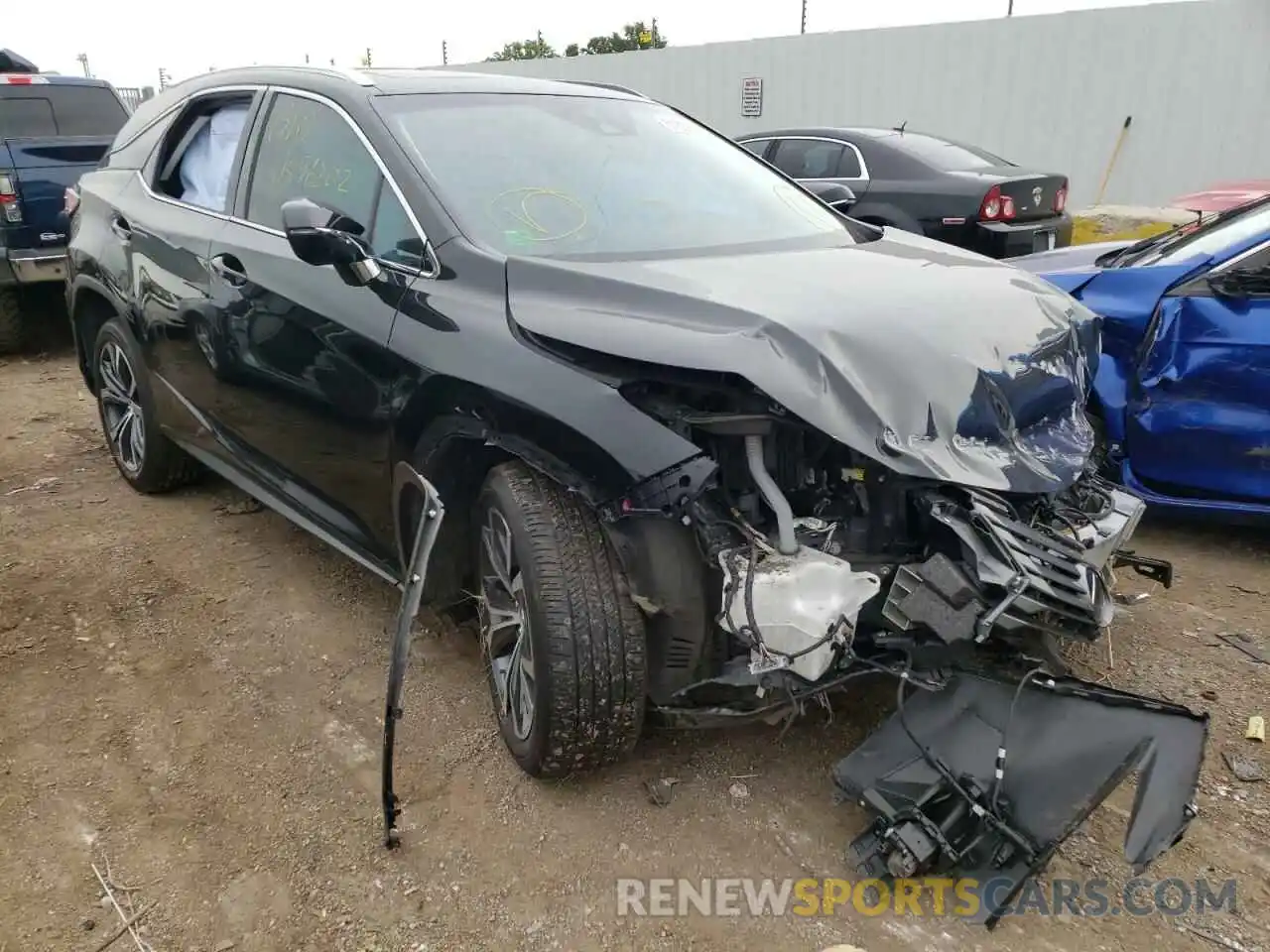 1 Photograph of a damaged car 2T2BZMCA8KC182304 LEXUS RX350 2019