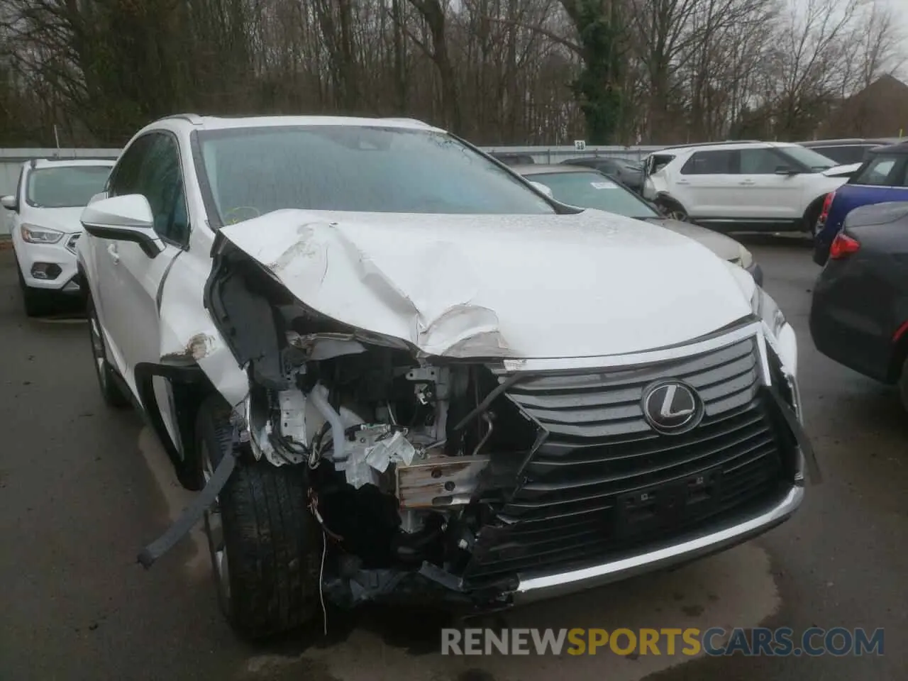 1 Photograph of a damaged car 2T2BZMCA8KC184876 LEXUS RX350 2019