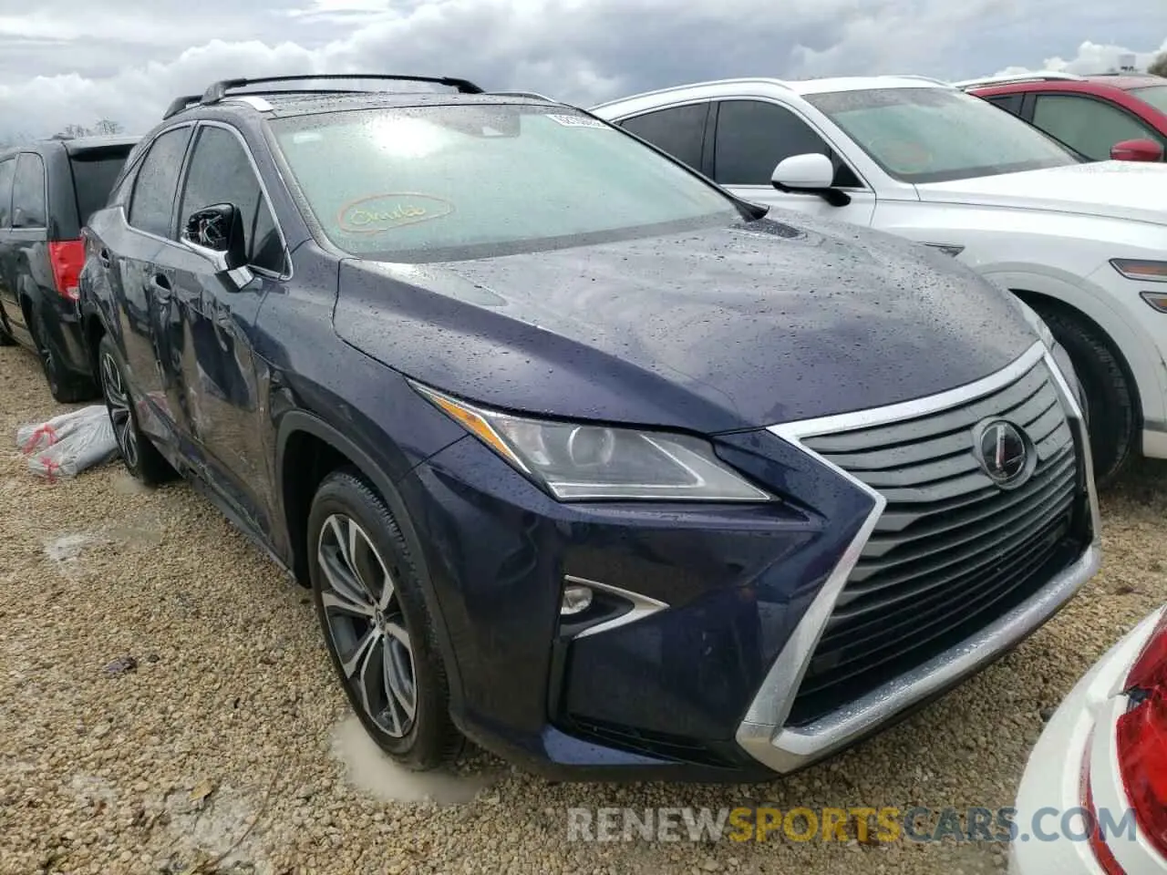 1 Photograph of a damaged car 2T2BZMCA8KC192220 LEXUS RX350 2019