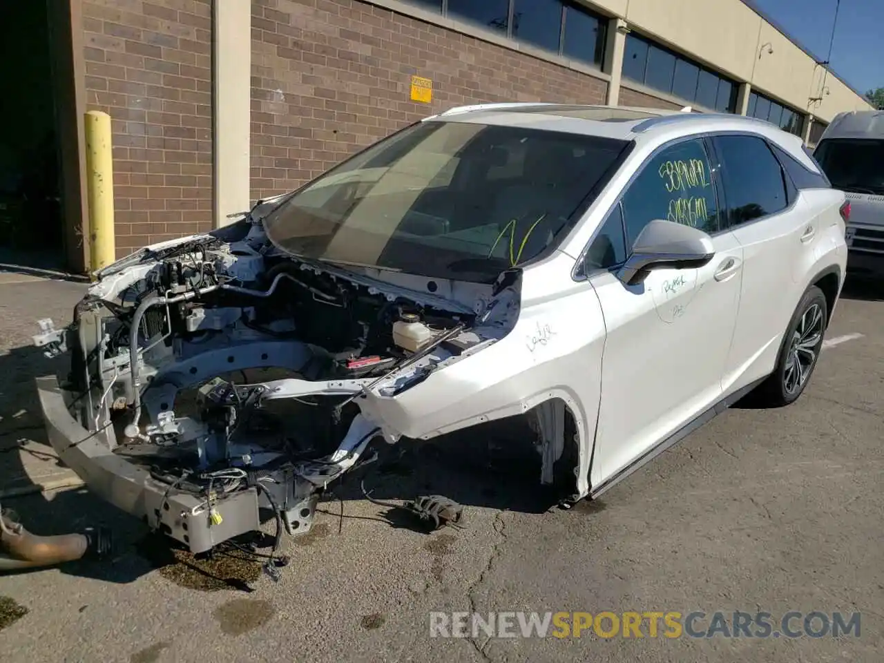 2 Photograph of a damaged car 2T2BZMCA8KC195067 LEXUS RX350 2019