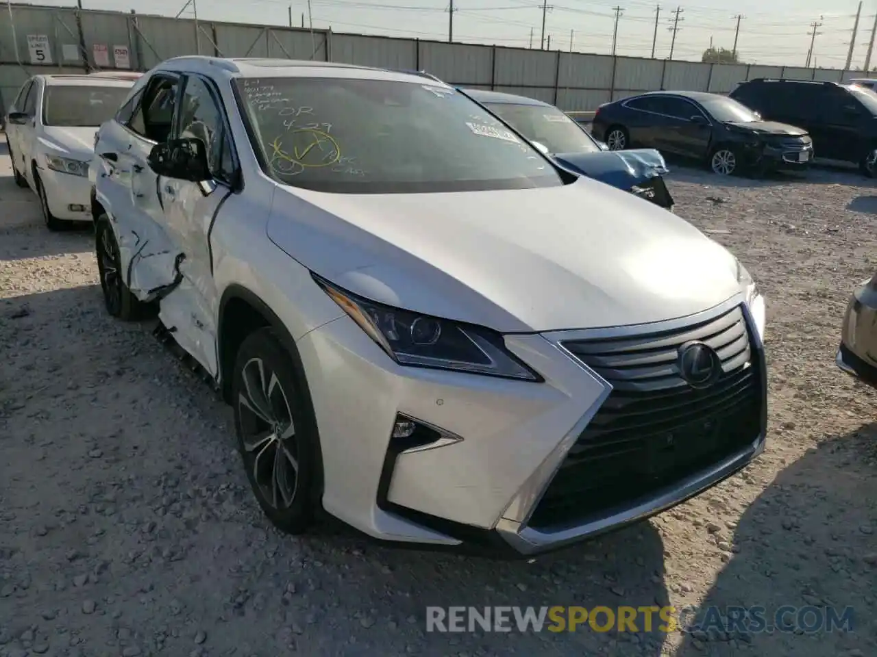 1 Photograph of a damaged car 2T2BZMCA8KC195344 LEXUS RX350 2019