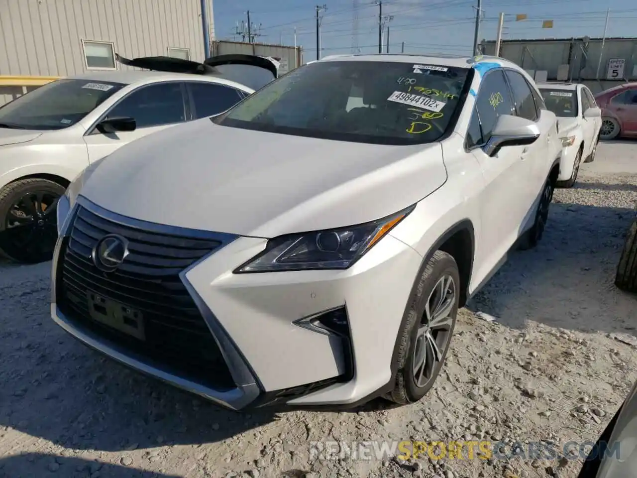 2 Photograph of a damaged car 2T2BZMCA8KC195344 LEXUS RX350 2019