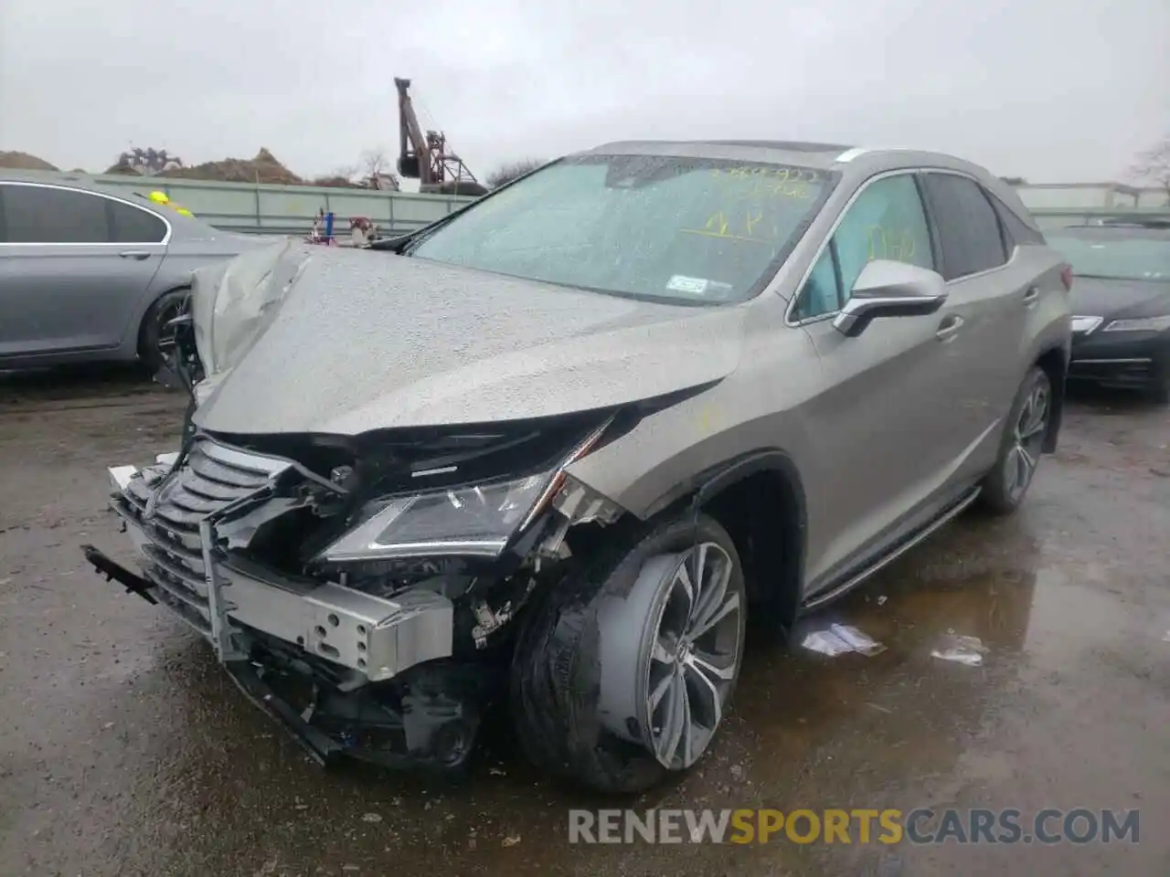 2 Photograph of a damaged car 2T2BZMCA8KC206746 LEXUS RX350 2019