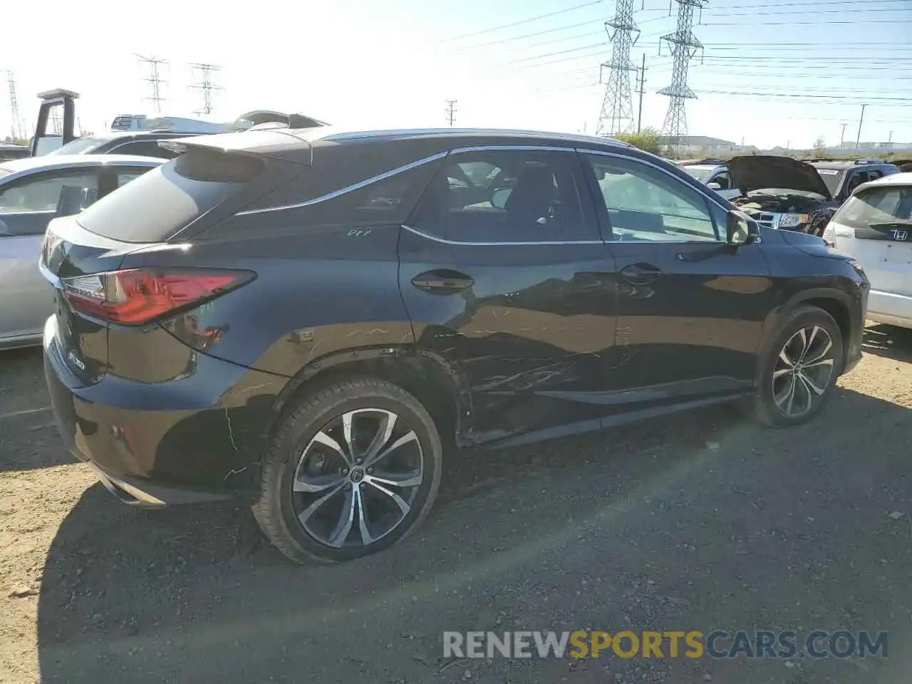 3 Photograph of a damaged car 2T2BZMCA8KC210036 LEXUS RX350 2019