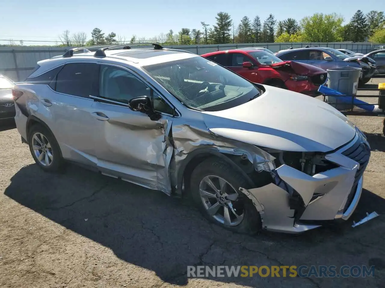 4 Photograph of a damaged car 2T2BZMCA9KC169741 LEXUS RX350 2019