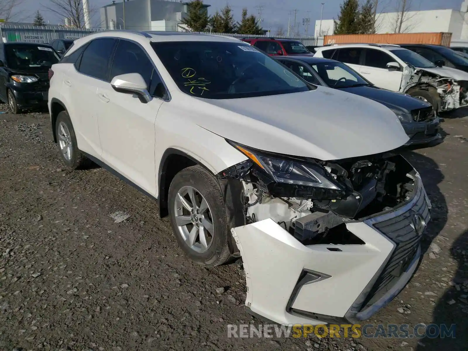 1 Photograph of a damaged car 2T2BZMCAXKC173832 LEXUS RX350 2019