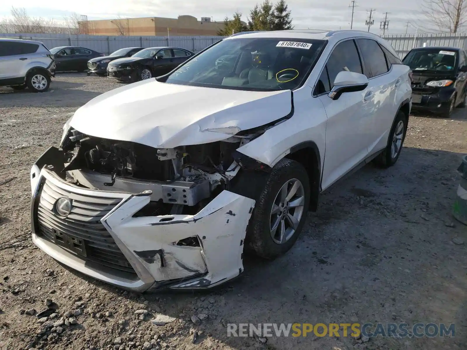 2 Photograph of a damaged car 2T2BZMCAXKC173832 LEXUS RX350 2019