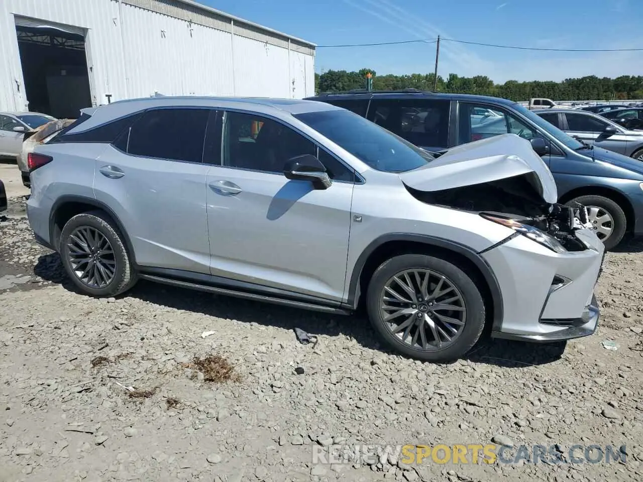 4 Photograph of a damaged car 2T2BZMCAXKC177413 LEXUS RX350 2019