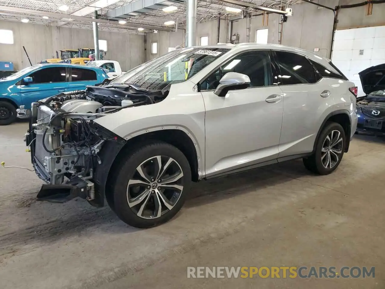 1 Photograph of a damaged car 2T2BZMCAXKC178707 LEXUS RX350 2019