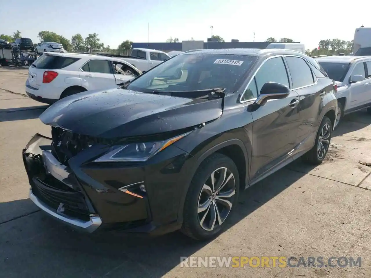 2 Photograph of a damaged car 2T2BZMCAXKC180537 LEXUS RX350 2019