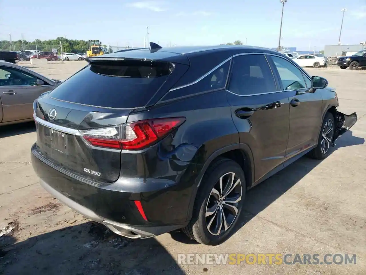 4 Photograph of a damaged car 2T2BZMCAXKC180537 LEXUS RX350 2019