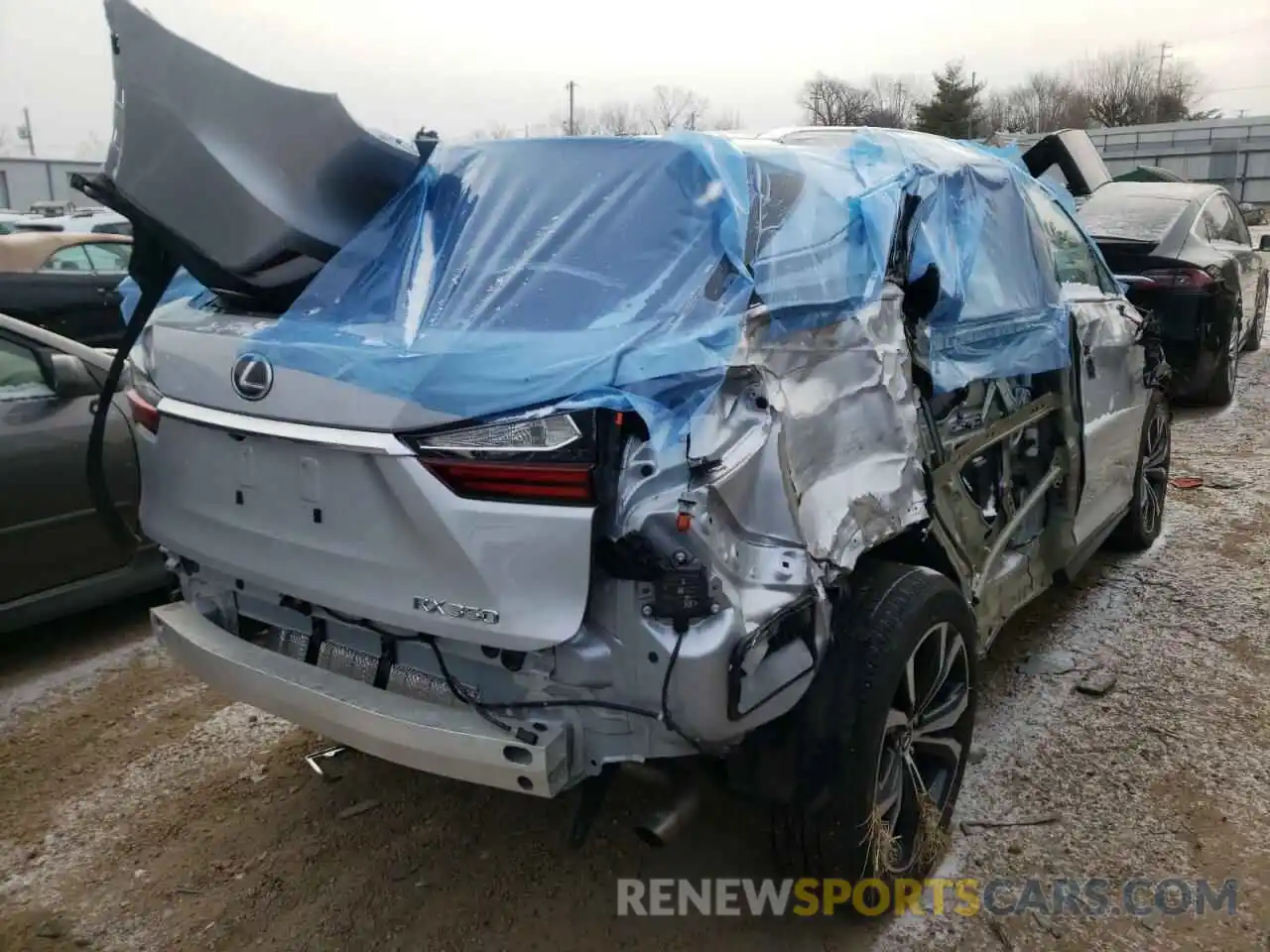 4 Photograph of a damaged car 2T2BZMCAXKC182854 LEXUS RX350 2019