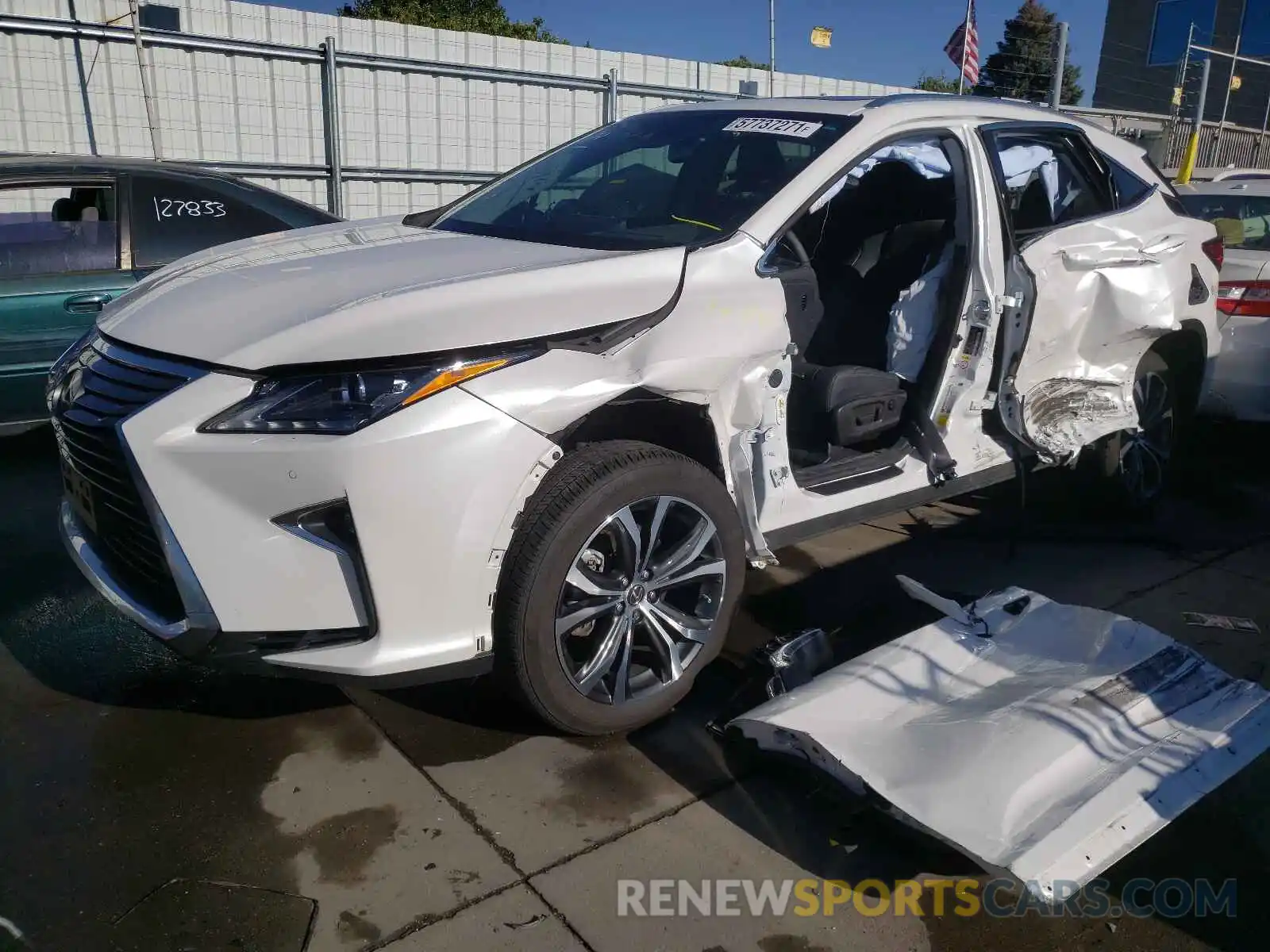 2 Photograph of a damaged car 2T2BZMCAXKC189724 LEXUS RX350 2019