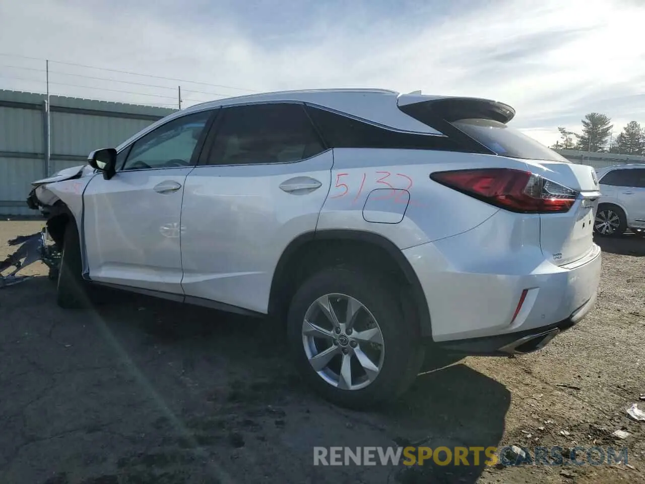 2 Photograph of a damaged car 2T2BZMCAXKC193966 LEXUS RX350 2019