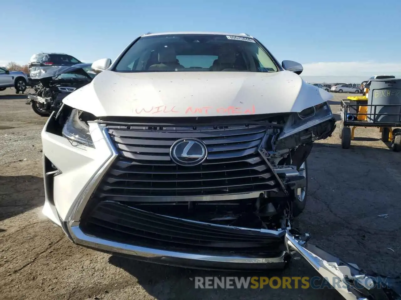 5 Photograph of a damaged car 2T2BZMCAXKC193966 LEXUS RX350 2019