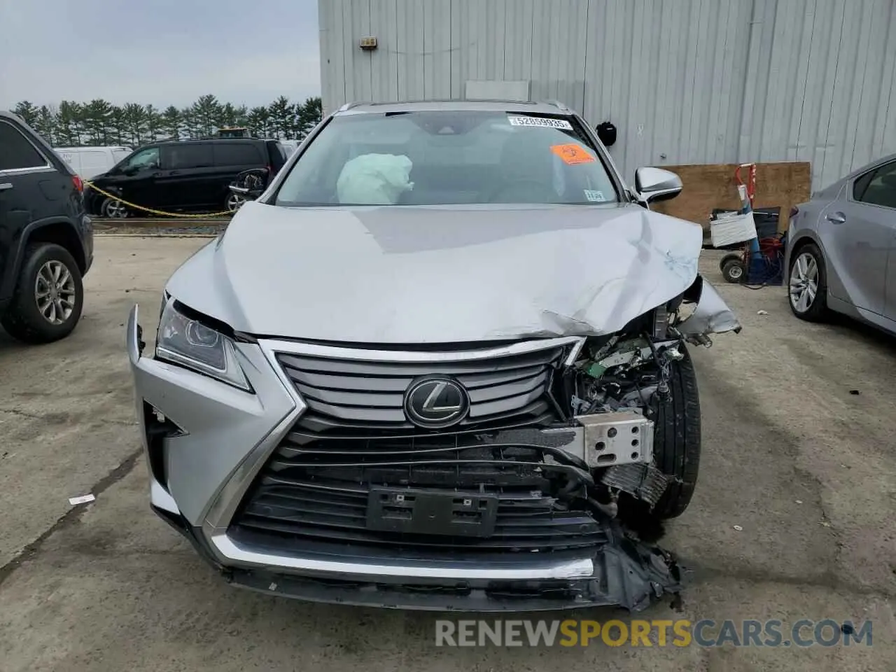 5 Photograph of a damaged car 2T2BZMCAXKC197225 LEXUS RX350 2019