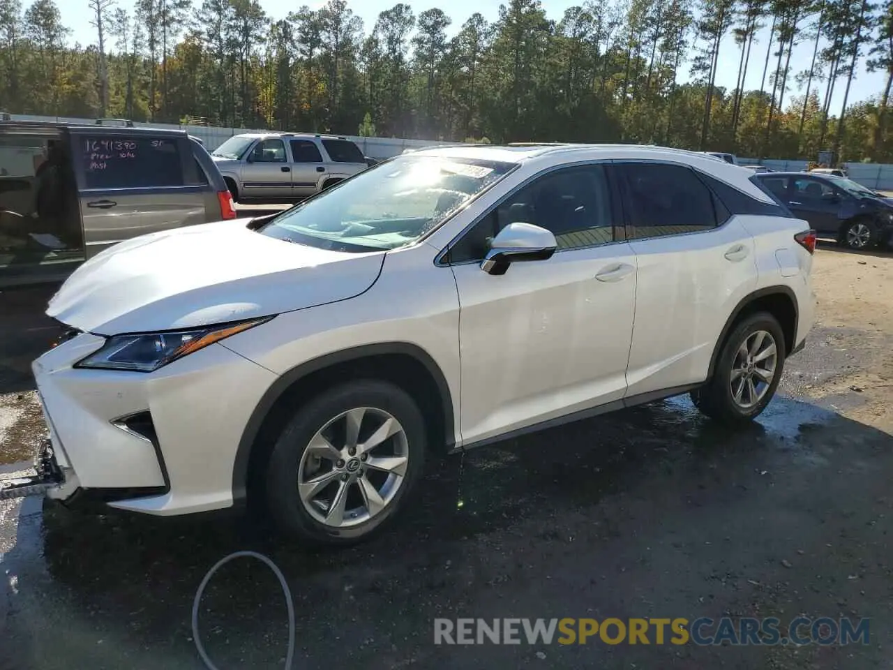 1 Photograph of a damaged car 2T2BZMCAXKC199525 LEXUS RX350 2019