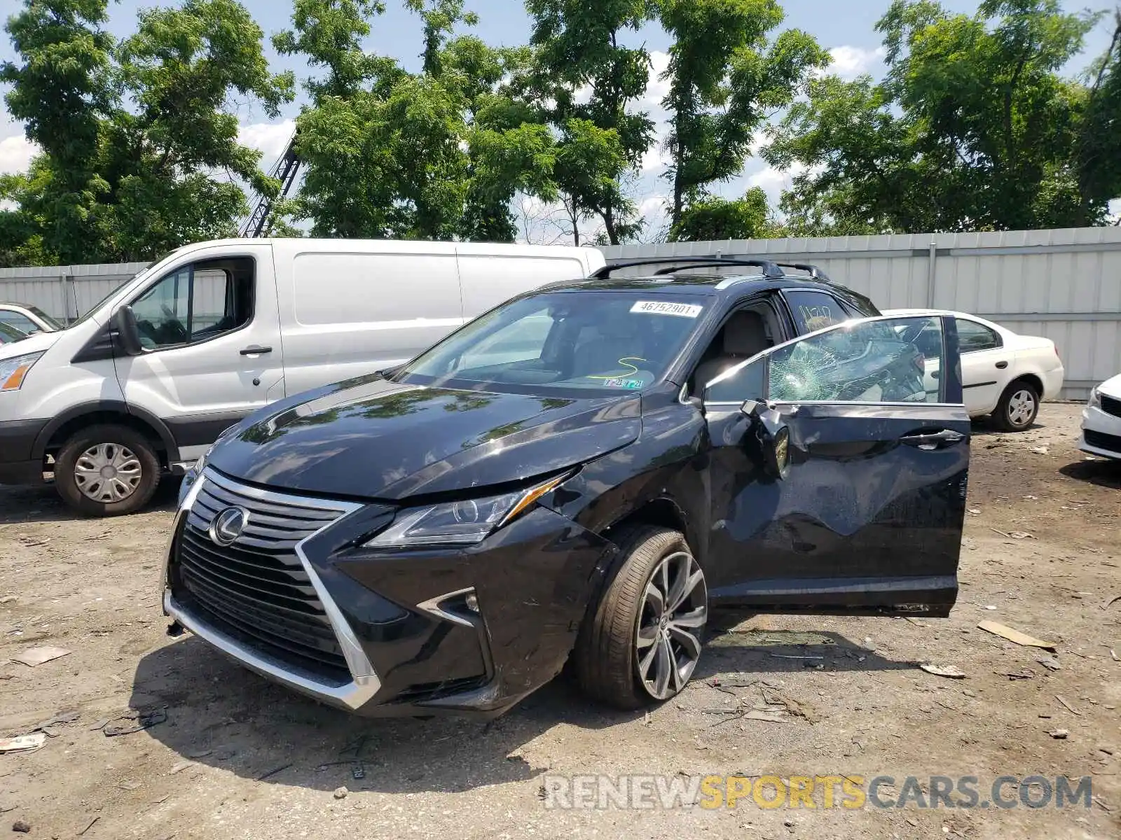 2 Photograph of a damaged car 2T2BZMCAXKC201645 LEXUS RX350 2019