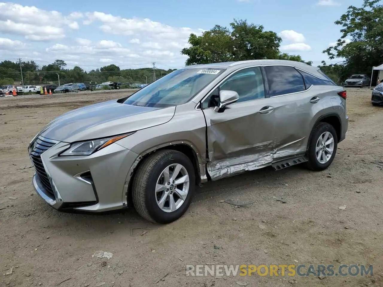 1 Photograph of a damaged car 2T2BZMCAXKC205551 LEXUS RX350 2019