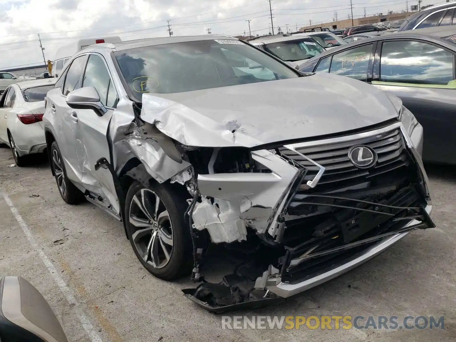 1 Photograph of a damaged car 2T2ZZMCA0KC122533 LEXUS RX350 2019