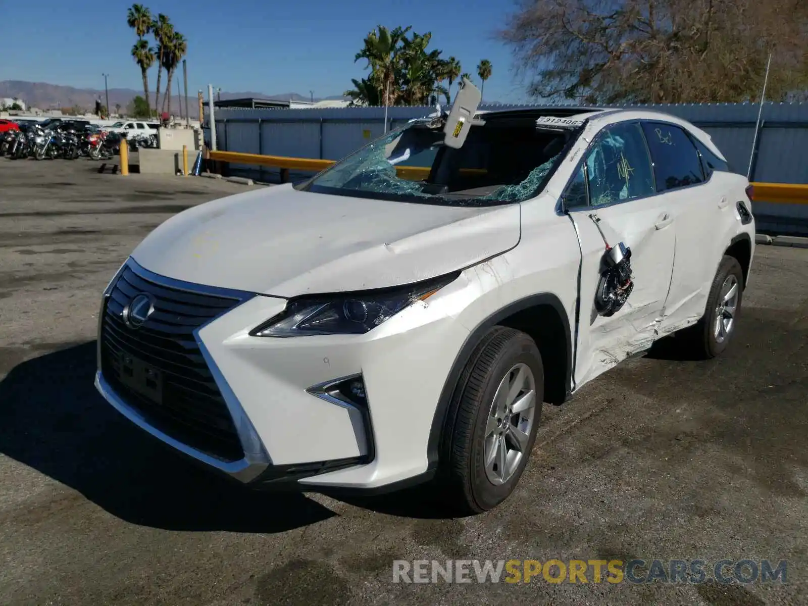 2 Photograph of a damaged car 2T2ZZMCA0KC130972 LEXUS RX350 2019