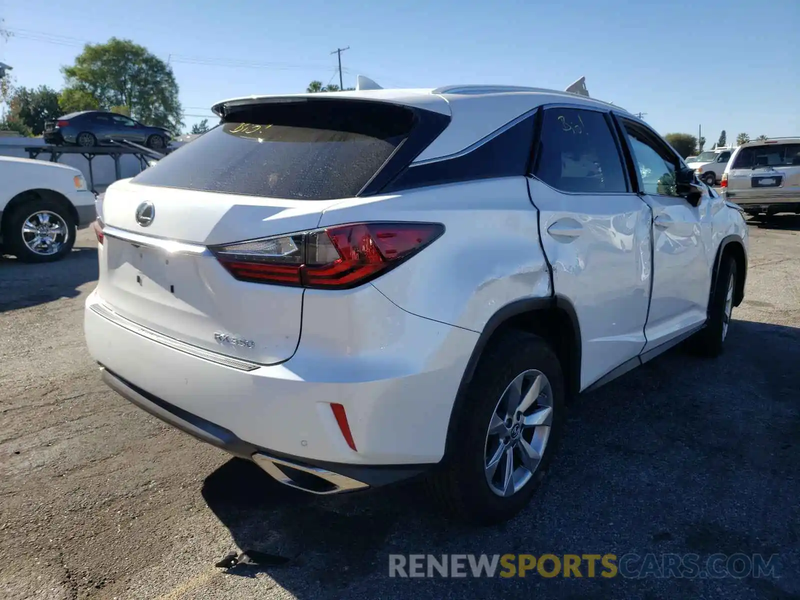 4 Photograph of a damaged car 2T2ZZMCA0KC130972 LEXUS RX350 2019