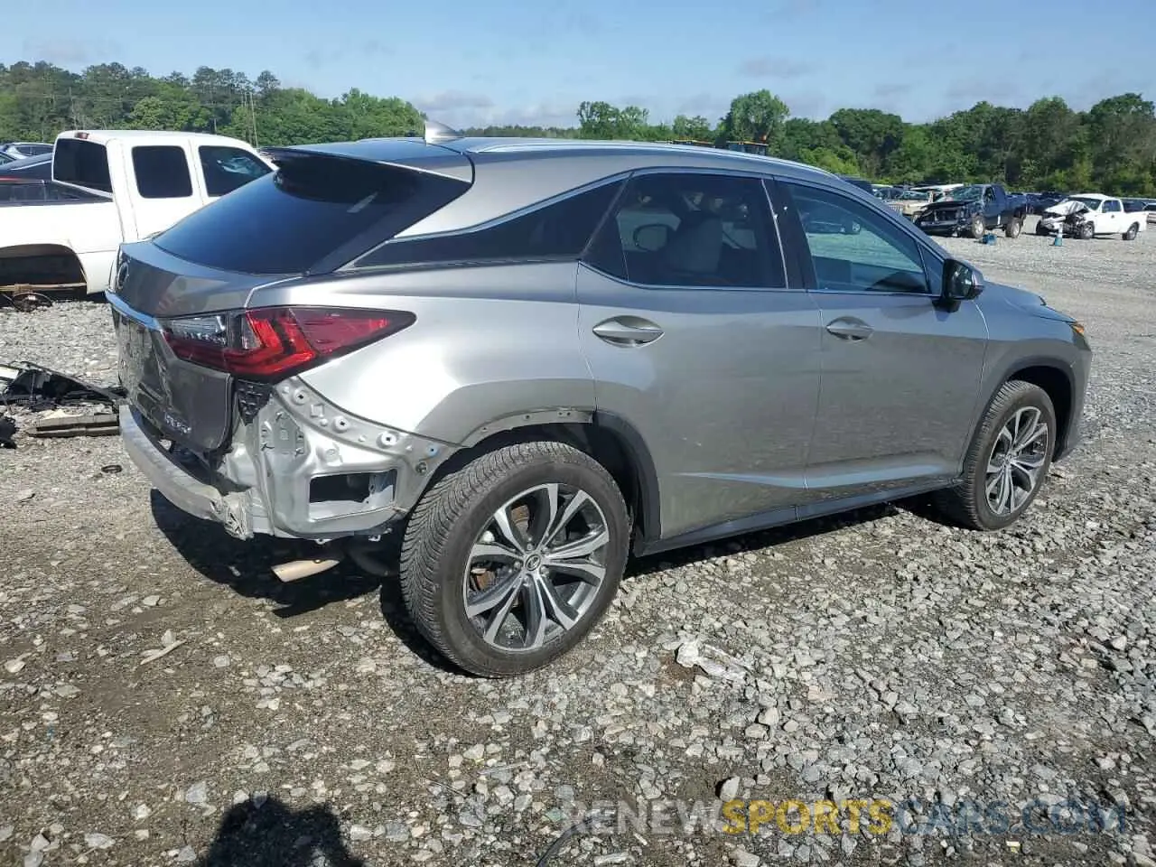 3 Photograph of a damaged car 2T2ZZMCA0KC137257 LEXUS RX350 2019