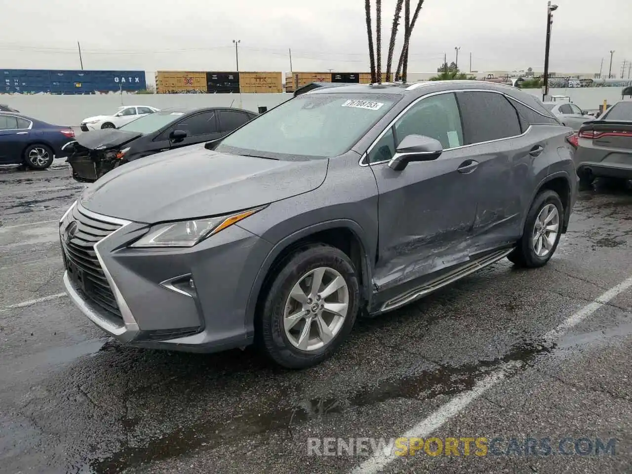 1 Photograph of a damaged car 2T2ZZMCA0KC137727 LEXUS RX350 2019