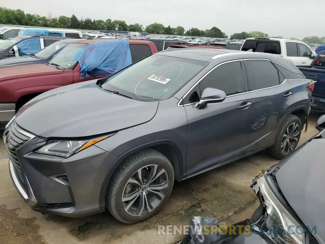 1 Photograph of a damaged car 2T2ZZMCA0KC141308 LEXUS RX350 2019