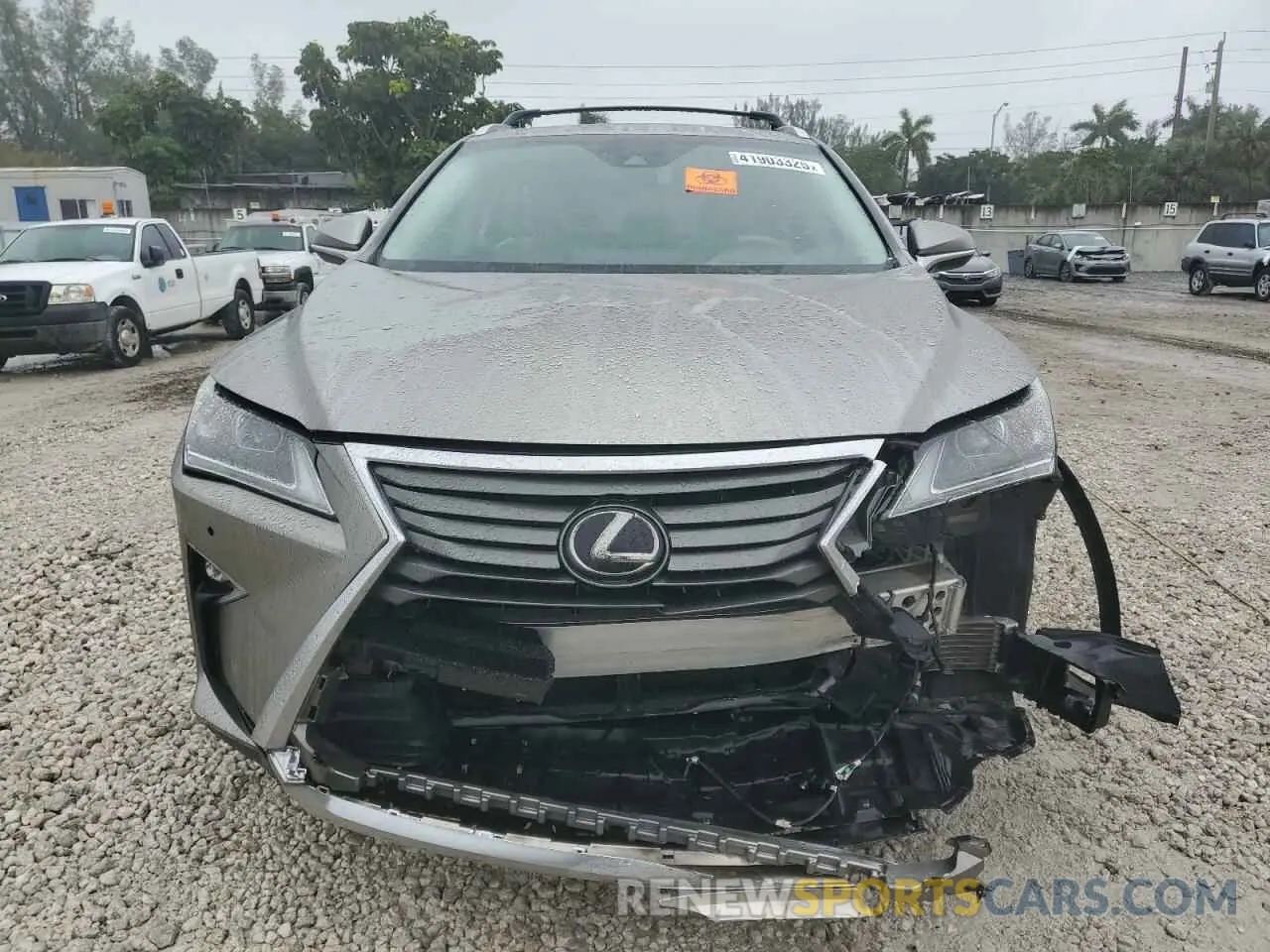 5 Photograph of a damaged car 2T2ZZMCA0KC143978 LEXUS RX350 2019