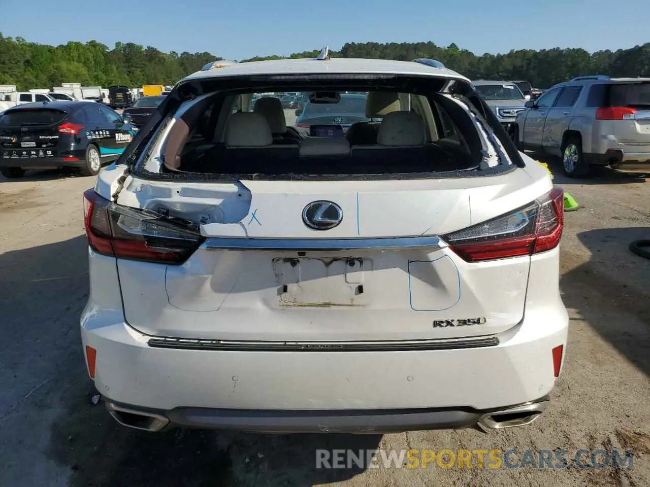 6 Photograph of a damaged car 2T2ZZMCA1KC121505 LEXUS RX350 2019