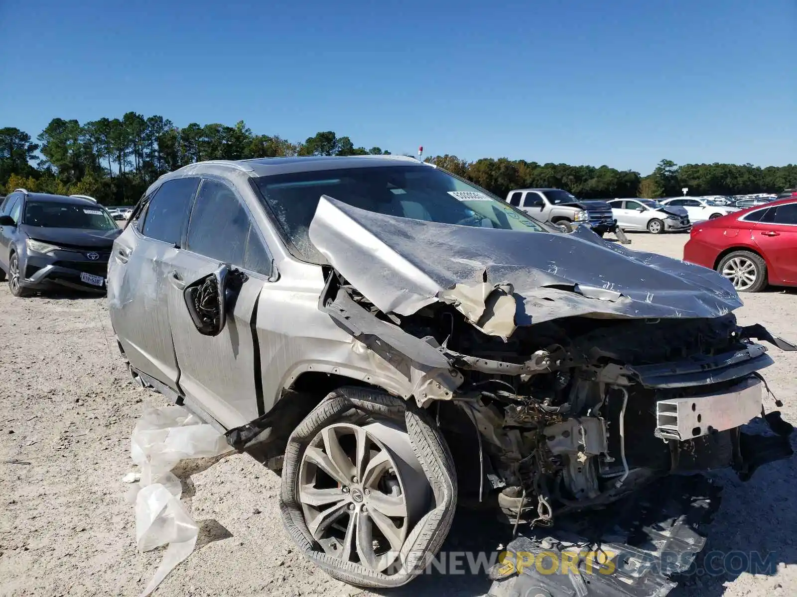 1 Photograph of a damaged car 2T2ZZMCA1KC121987 LEXUS RX350 2019